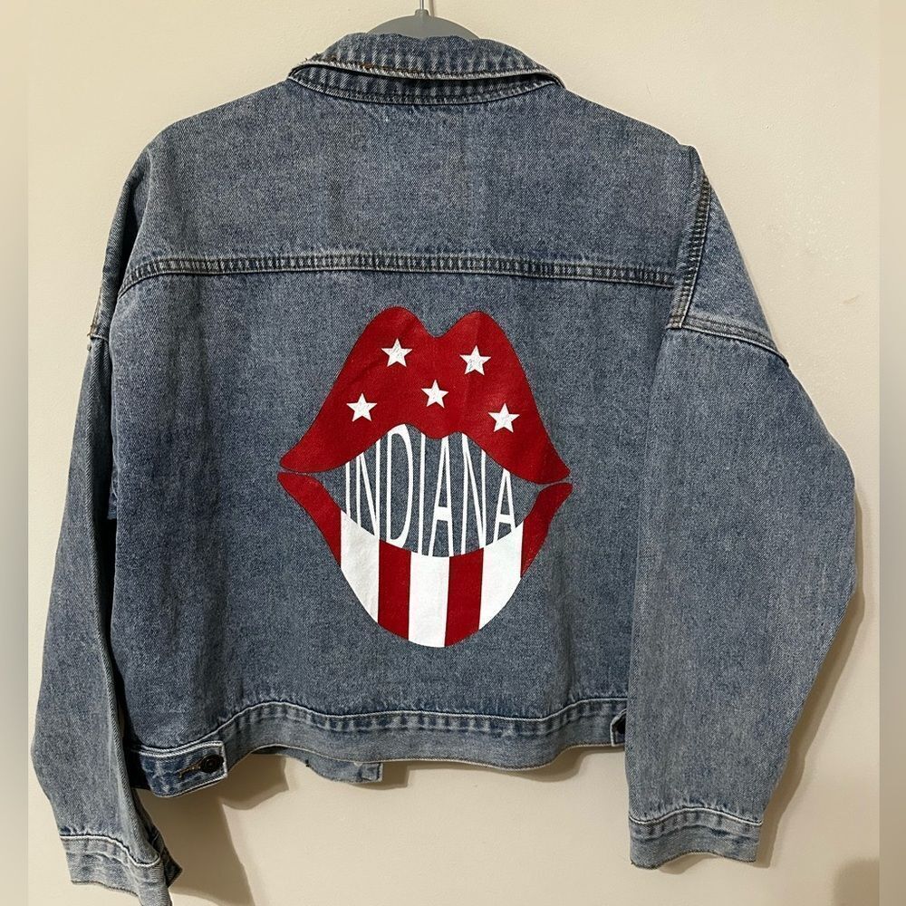 Rivalry Runway Indiana LIPS DENIM JACKET